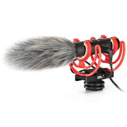 Rode Videomic NTG Broadcast Kamera-Mikrofon + keepdrum Fell-Windschutz