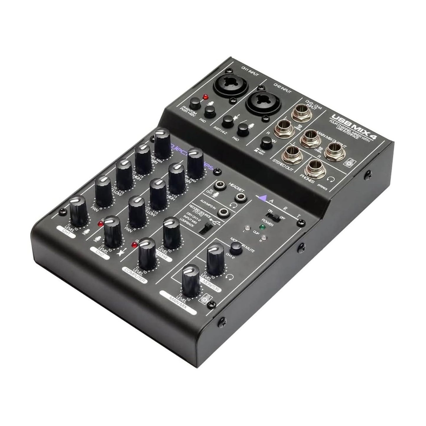 Rode NT1 Signature Black Kondensator-Mikrofon + Art USBMix4 Mischpult + keepdrum Mikrofasertuch