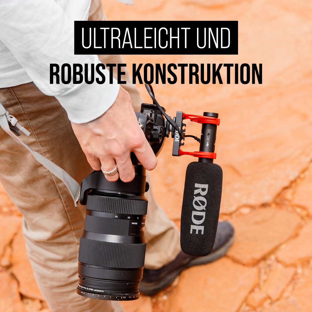 RØDE VideoMic NTG Premium-USB/Kamera-Mikrofon, vielseitige Schaltoptionen für Video & Podcast