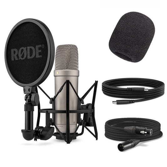 Rode NT1 5th Generation XLR USB Mikrofon + keepdrum WS2 Popfilter