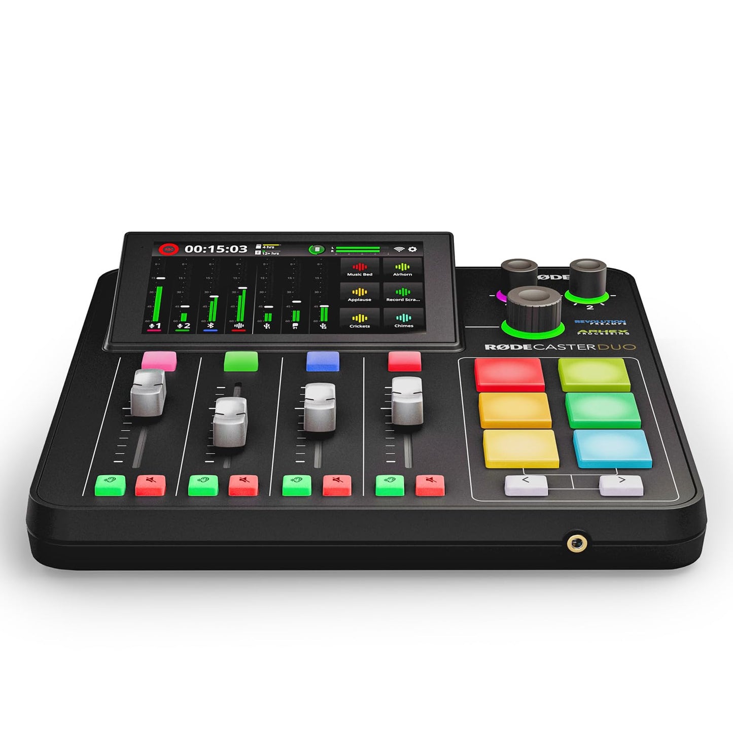 Rode Rodecaster Duo Audio-Studio Bundle inkl. PodMic Mikrofon & keepdrum XLR-Kabel