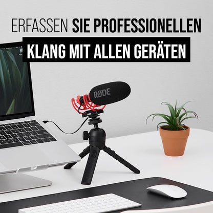 RØDE VideoMic NTG Premium-USB/Kamera-Mikrofon, vielseitige Schaltoptionen für Video & Podcast