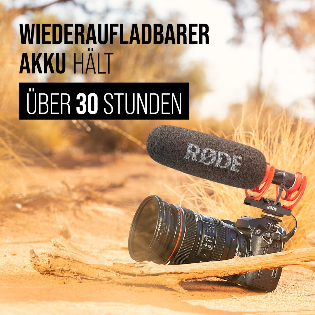 RØDE VideoMic NTG Premium-USB/Kamera-Mikrofon, vielseitige Schaltoptionen für Video & Podcast
