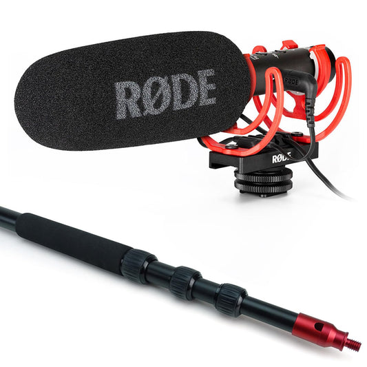 Rode Videomic NTG Mikrofon mit Boompole