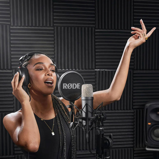 Rode NT1 Signature Black Kondensator-Mikrofon + Art USBMix4 Mischpult + keepdrum Mikrofasertuch